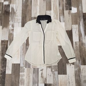 Chiffon button up blouse